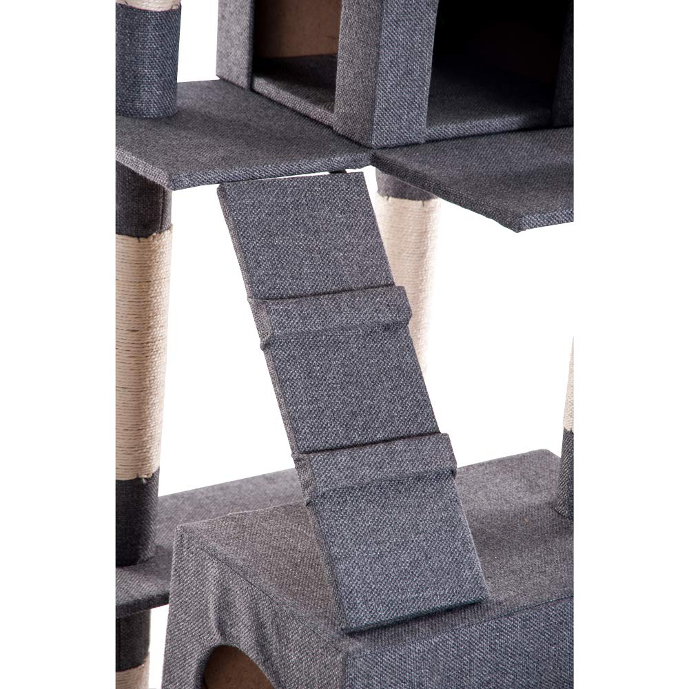 Amazon | キャットタワー 据え置き 多頭 大型猫 おしゃれ 全高