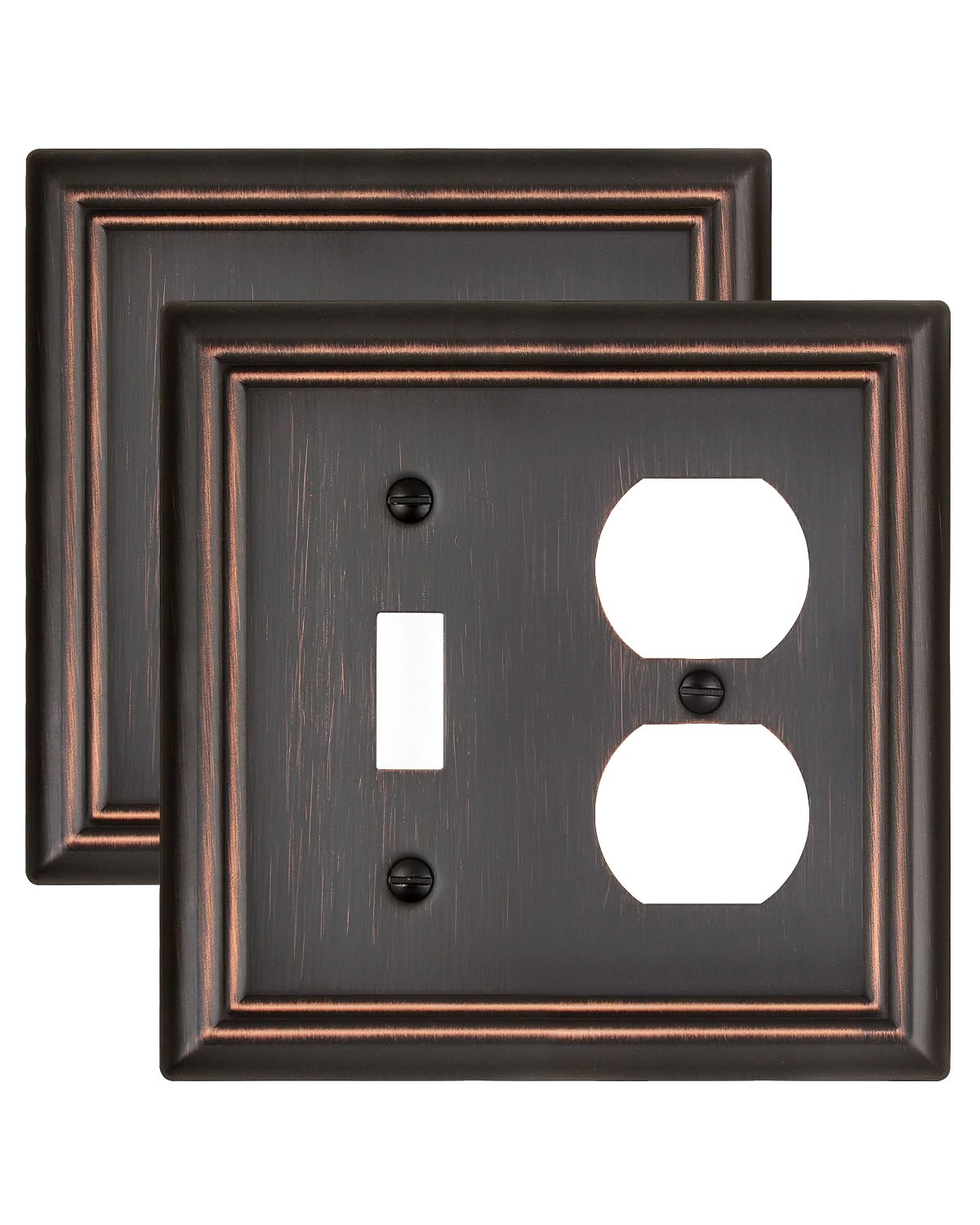 Aged Bronze Wall Plates - 4 Pack -24 Aged Bronze Wall Plates - 4 Pack -24