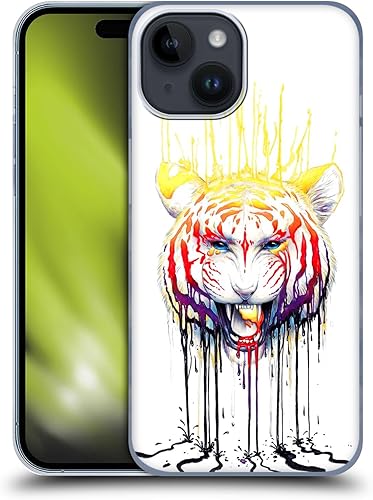 Miniatura 10 de Head Case Designs Officially Licensed Jonas JoJoesArt Jödicke Yin Yang Wolves Creatures Hard Back Case Compatible with Apple iPhone 15
