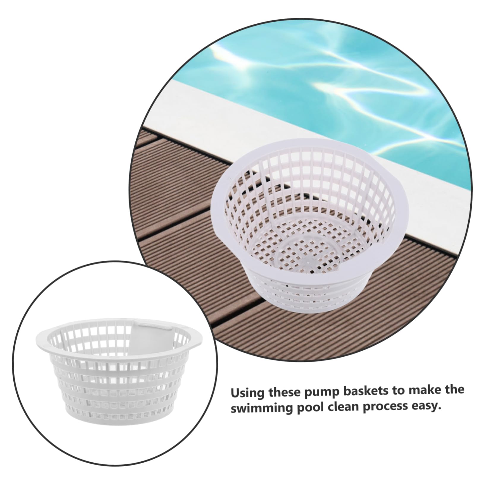 Toddmomy 10piezas Cesta De Filtración para Piscina Filtro De De Cesta Skimmer para Limpieza De Agua y Bañeras