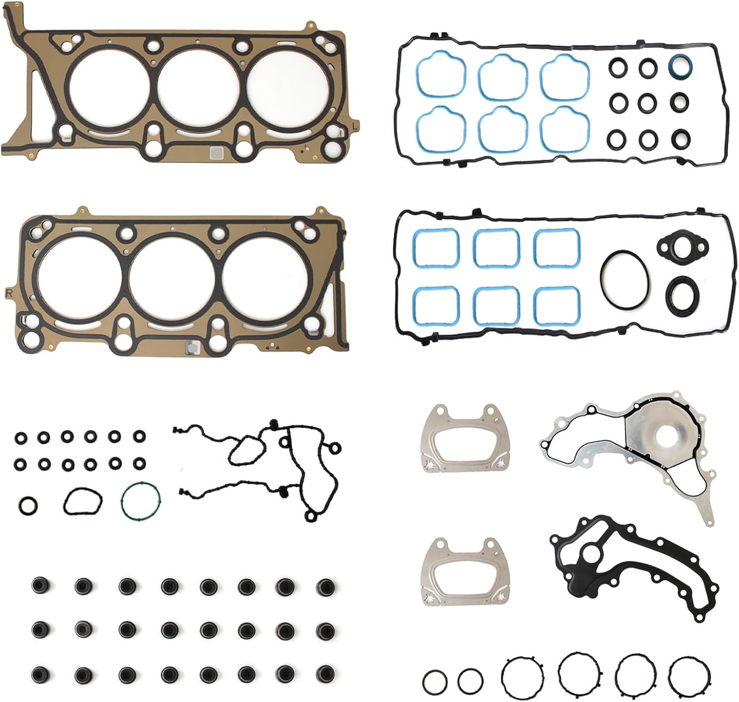 AUCERAMIC HS55401 Cylinder Head Gasket Set HGS1184 Fit 2016-2023 for Dodge Durango Challenger Charger Chrysler Pacifica 300 Voyager Jeep Gladiator Grand Cherokee Wrangler Ram 1500 ProMaster 3.6L V6