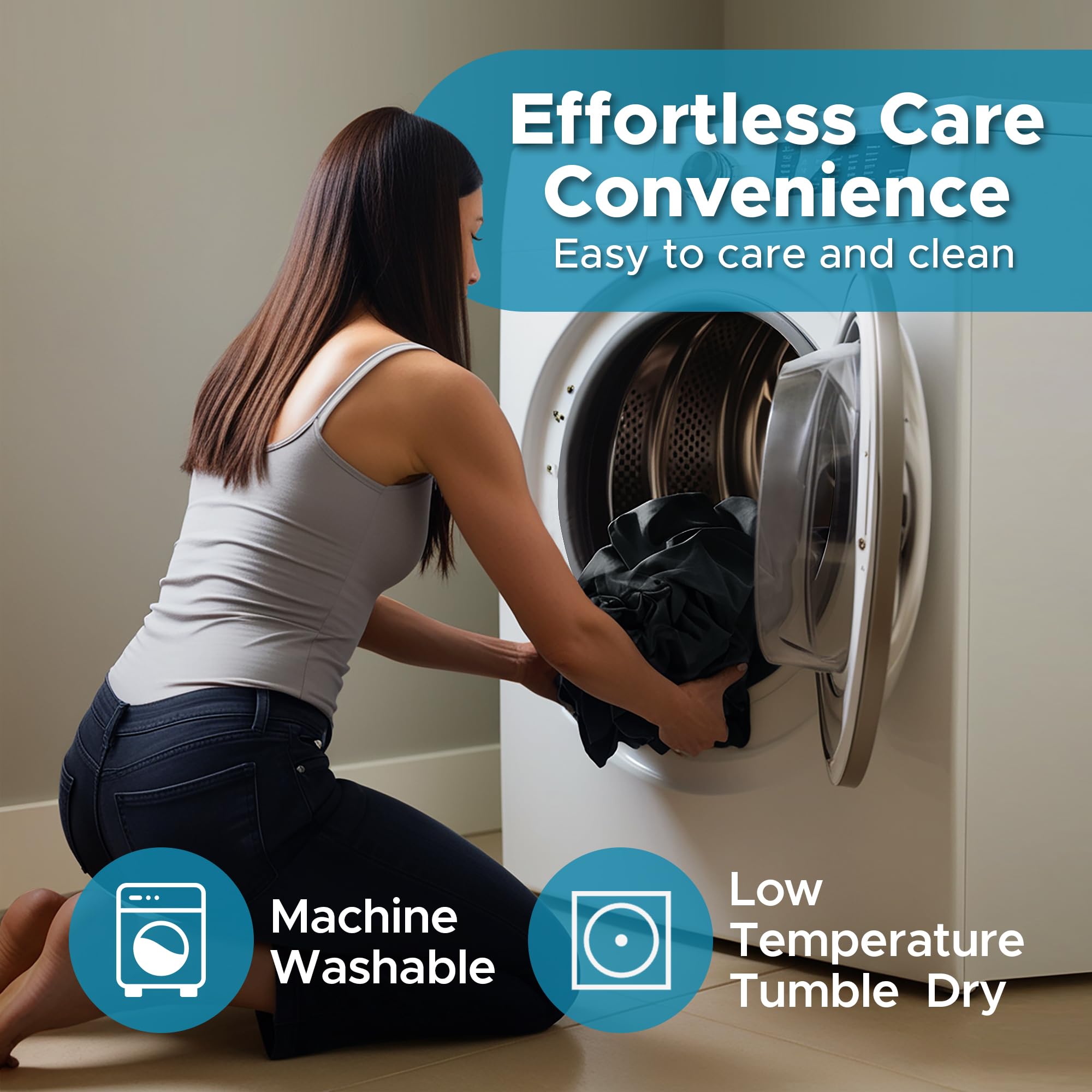 Drap Housse Imperméable Respirant Drap-Housse Imperméable Extreme Queen Noir - Protection Massage Nuru Huile/Eau 152x203cm +35cm Drap Huile Eau Hypoallergénique