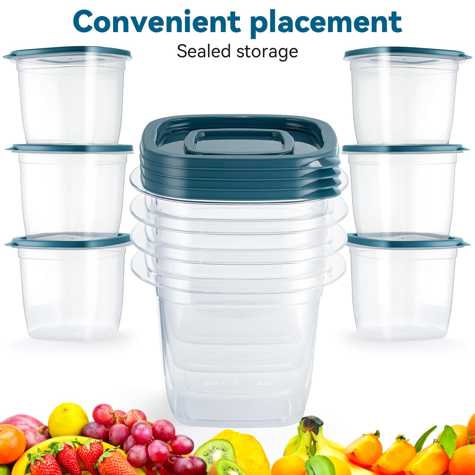 EFISH Voedselcontainers, opbergset (1000 ml per doos), 10 EFISH Voedselcontainers, opbergset (1000 ml per doos), 10