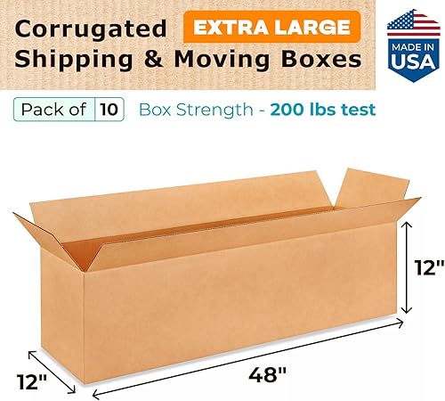 Miniatura 298 de Cajas para envío IDL Packaging - B-1266-5 de cartón corrugado, tamaño pequeño, de 12 pulgadas de largo x 6 pulgadas de ancho x 6 pulgadas de alto