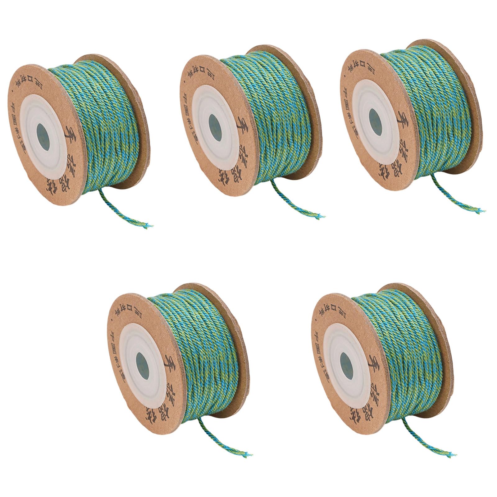 Piceioep Multicolor Cotton Thread for Jewelry Making Bracelets Necklaces and Decorative Projects Vibranting Easy to Use Crafting