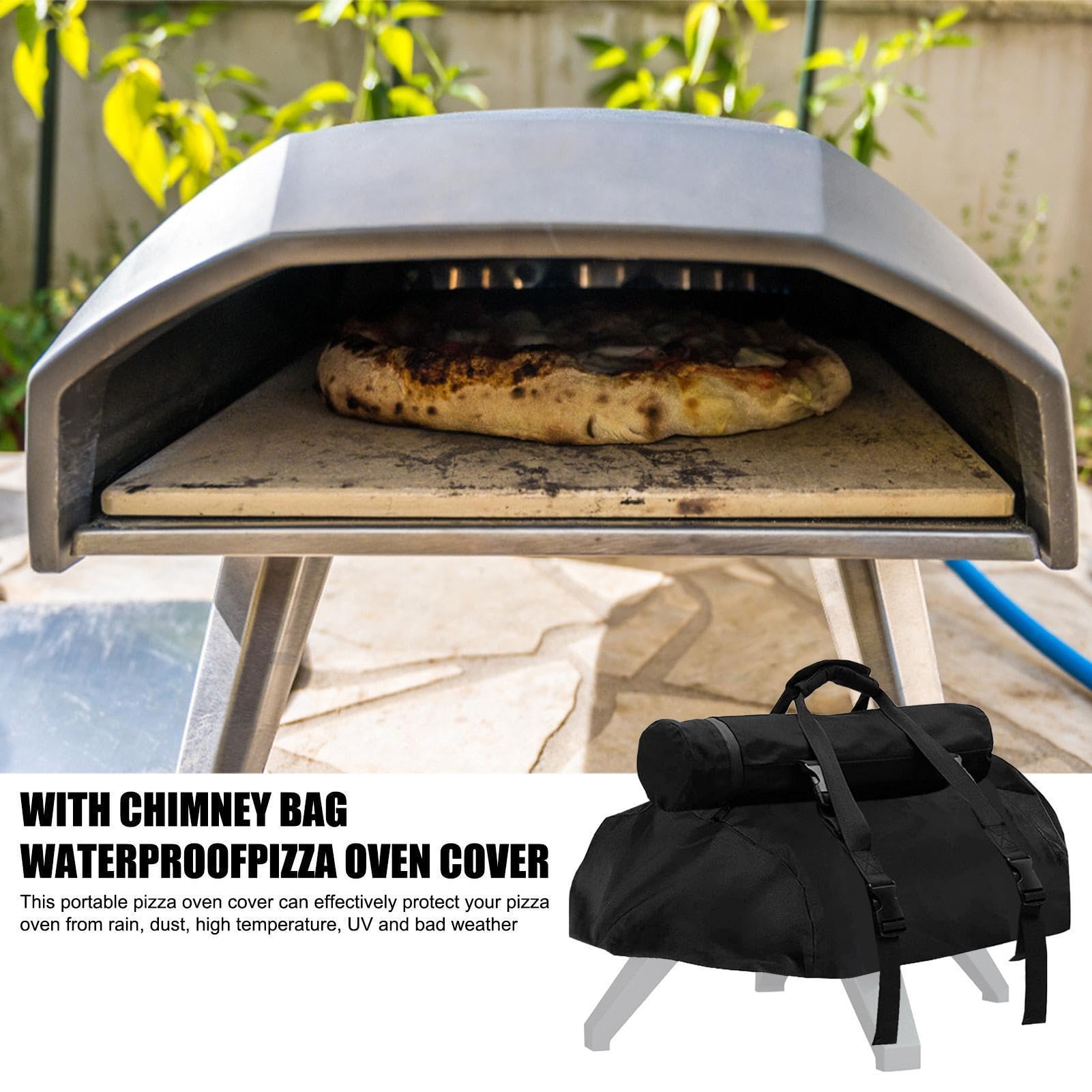 Copertura per forno per pizza Karu 12-420D + protezione impermeabile contro