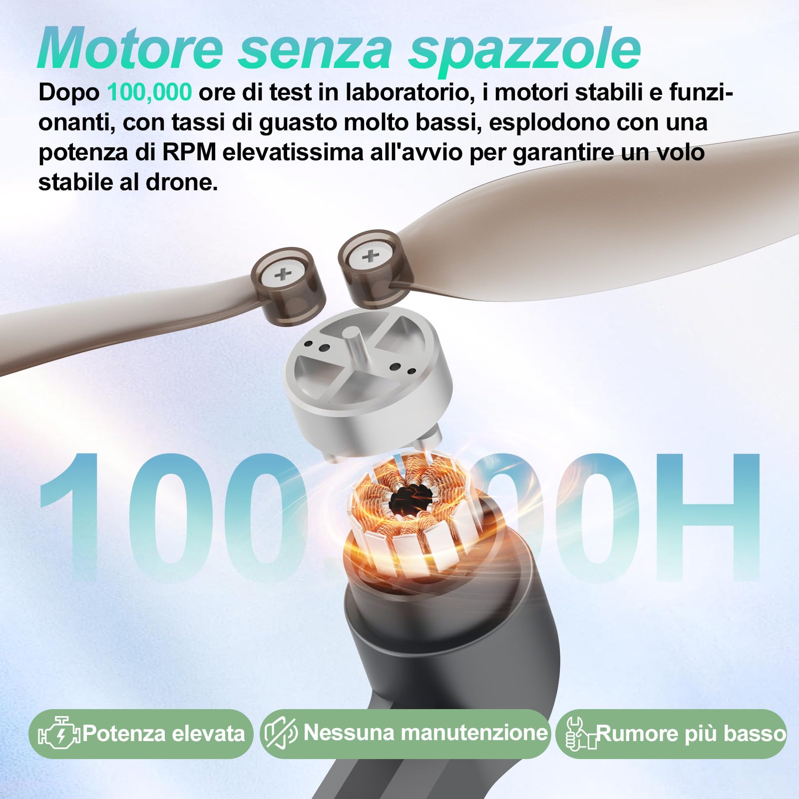 Droni con Telecamere Brushless Motore Drone per Adulti Principianti 2 Telecamere FPV RC Quadcopters Pieghevole Motorizzato 1080P Regolabile UAV APP di Controllo 3D Flips