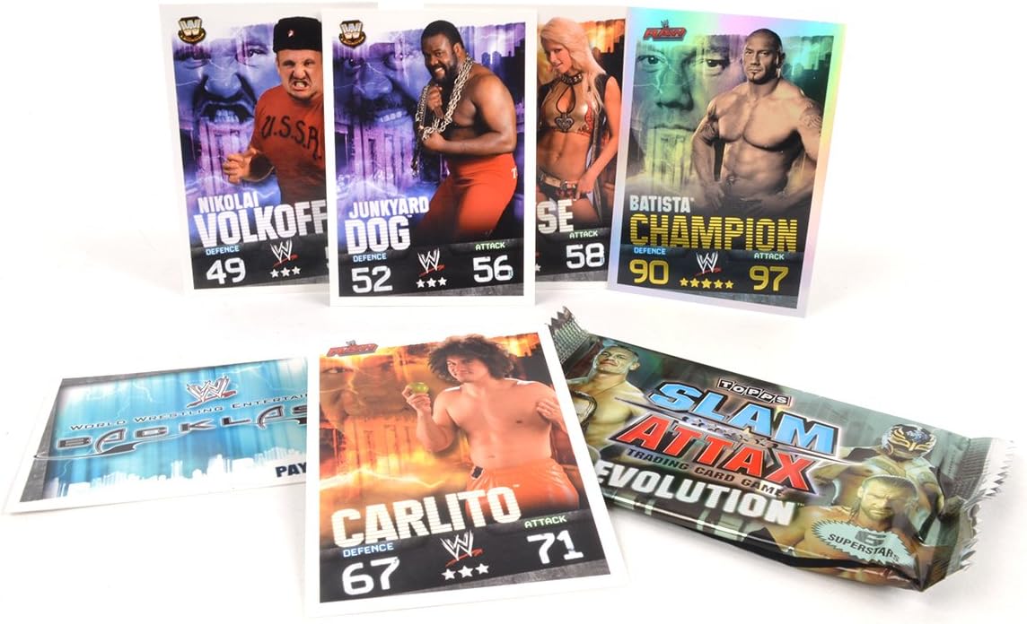 Slam Attax WWE Evolution Card Booster Packet