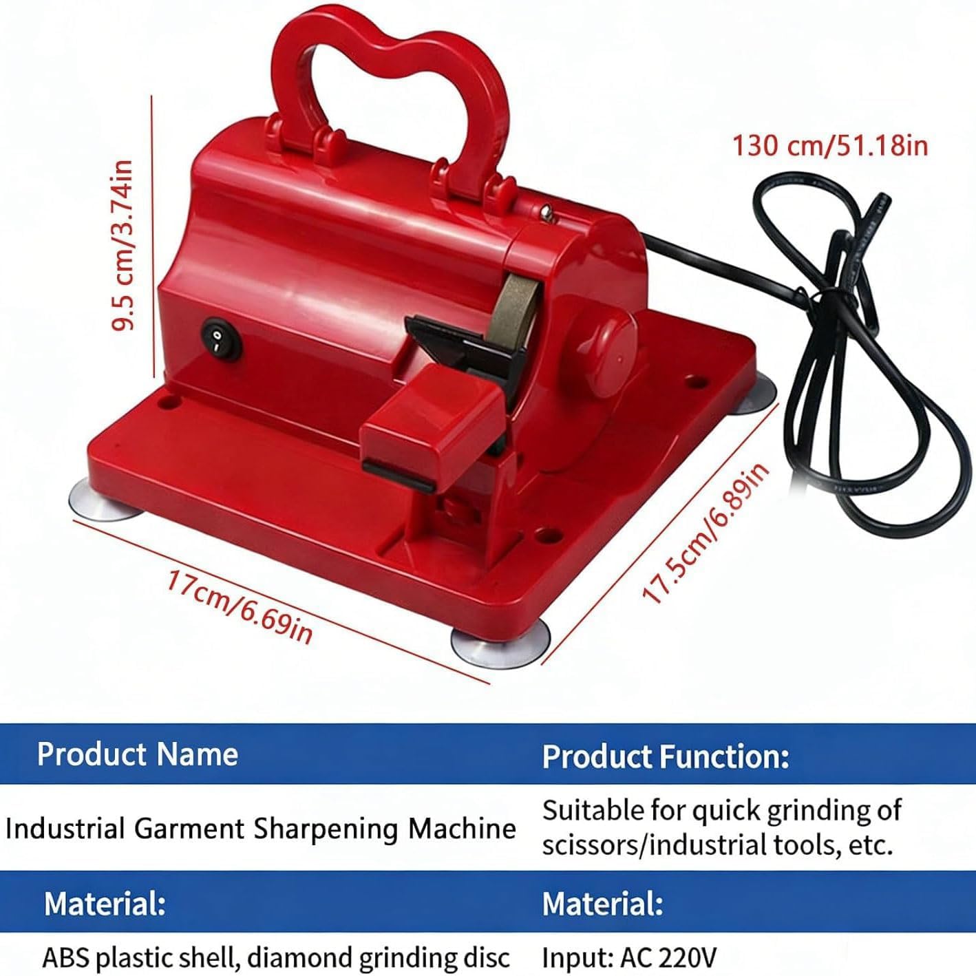 Affilatrice elettrica per Forbici e cesoie da 220 V, 4500 Giri/min, Macchina autoaffilante per Forbici da Parrucchiere, Angolo di affilatura 20-45°