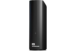 WD Elements Desktop External Hard Drive for plug-and-play storage, 24TB USB 3.2 Gen1 - wdbama0140hbk-nesn