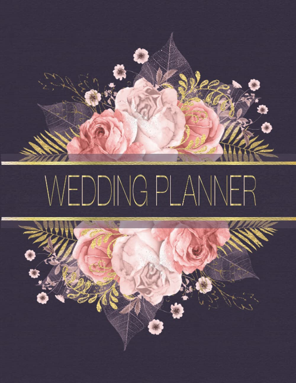 wedding planner: |purple gold floral | Wedding Planning Organizer With Complete Worksheets, Checklists, Timelines And Budget Workbook, Table Wedding ... List, Table Seating Wedding Attire And More .
