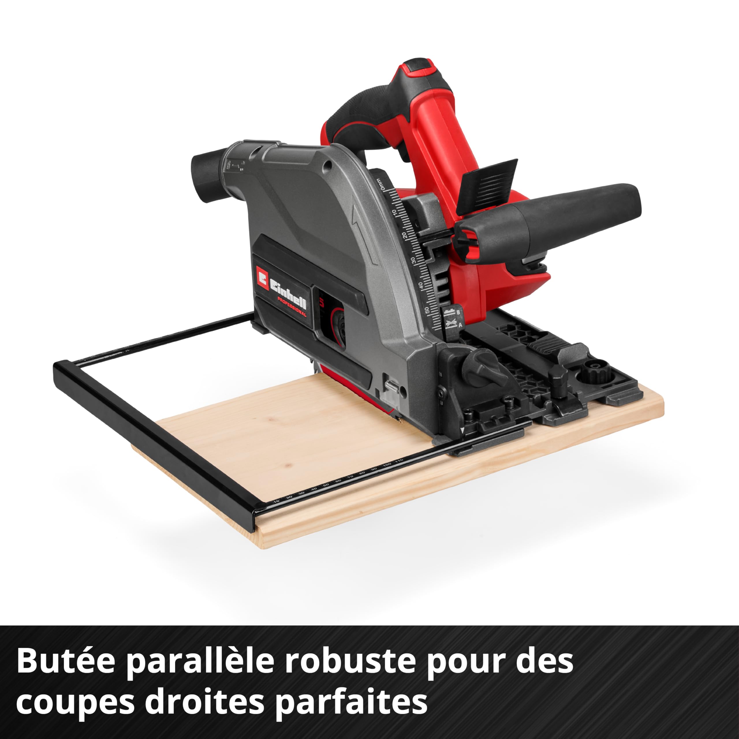 Einhell Professional Scie plongeante sans fil TP-PS 18/165 Li BL-Solo Power X-Change (18 V, lame Ø 165 mm, moteur sans charbon, profondeur de coupe 56 mm, réglage sans outil, sans batterie)