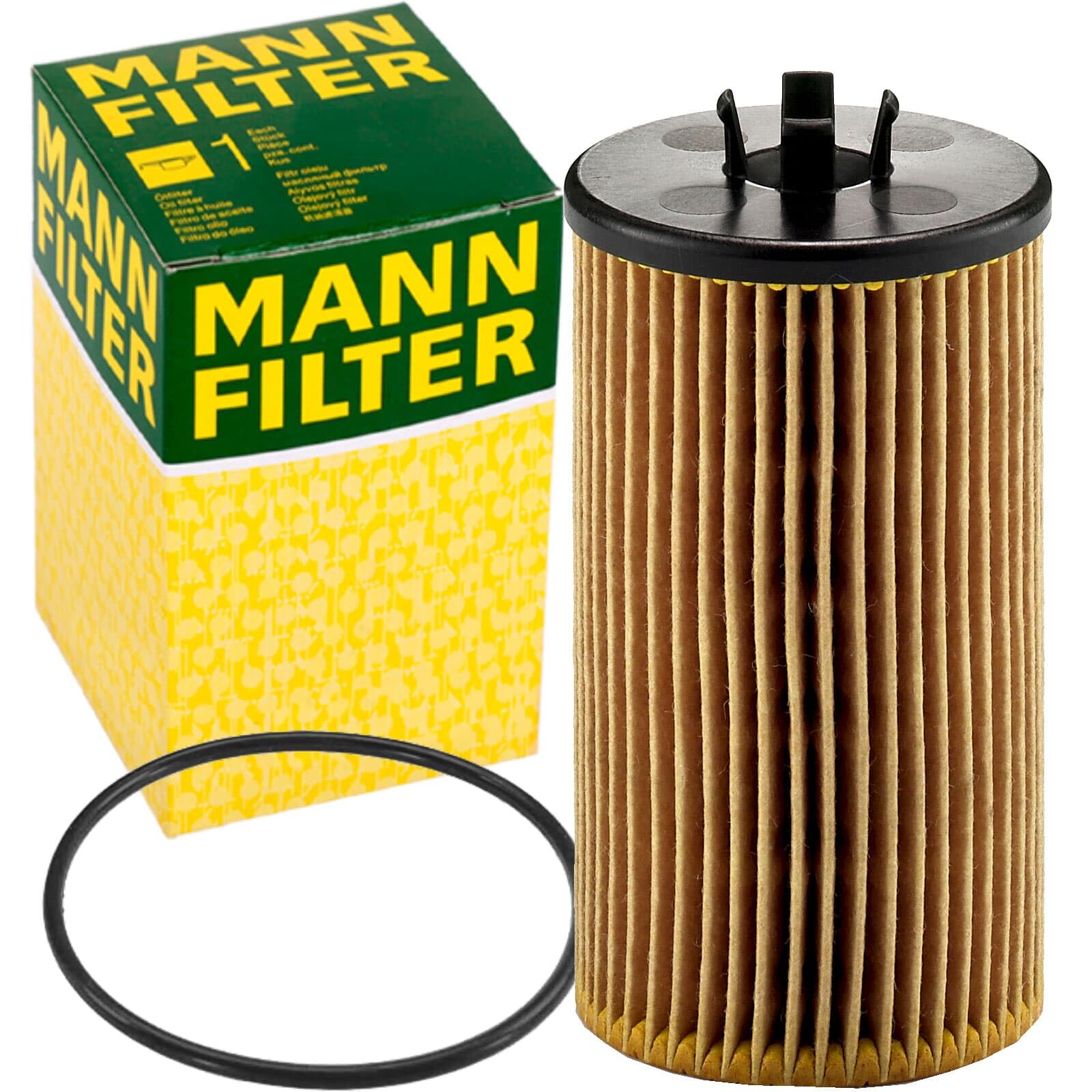 Mann Inspektionspaket+5L 5W-30 Öl | HU612/2X+CUK2243+C21005+4x UPT2+1213800200+MN1801 Kompatibel mit Adam (M13)