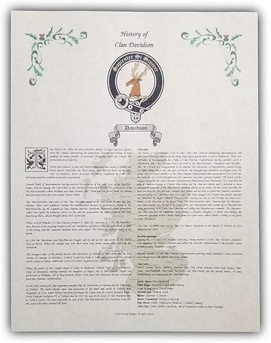 Miniatura 6 de Lions of the Clan Lyon - Scottish Clan & Sept History 3 Print Combo - Tartan, Buckle, Crest, Last Name Surname Meaning, Genealogy, Family Tree