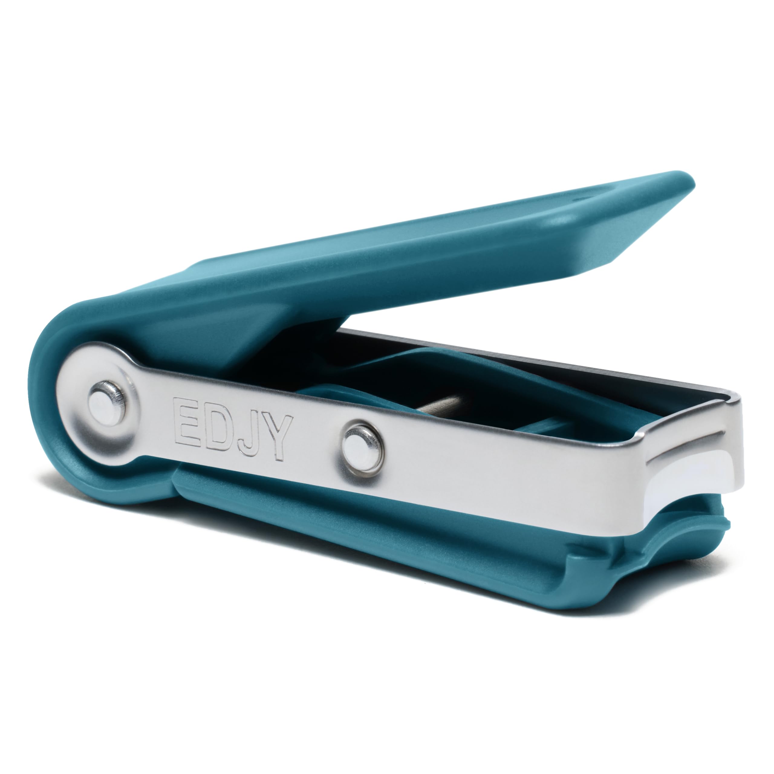 EDJY Fingernail Cutter - Precision Stainless Steel Nail Cutter for Fingernails Sharp Blade Ergonomic Design Durable Rust-Resistant Ideal