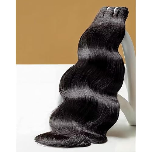 TRIIPPY Body Wave Bundles Human Hair,100% Raw Cambodian Hair Wavy Single Bundle18 Inch,Triple The Lifespan Over Regular Virgin Hair Bundle,No.1 Raw Hair Brand On Amazon(Natural Color)