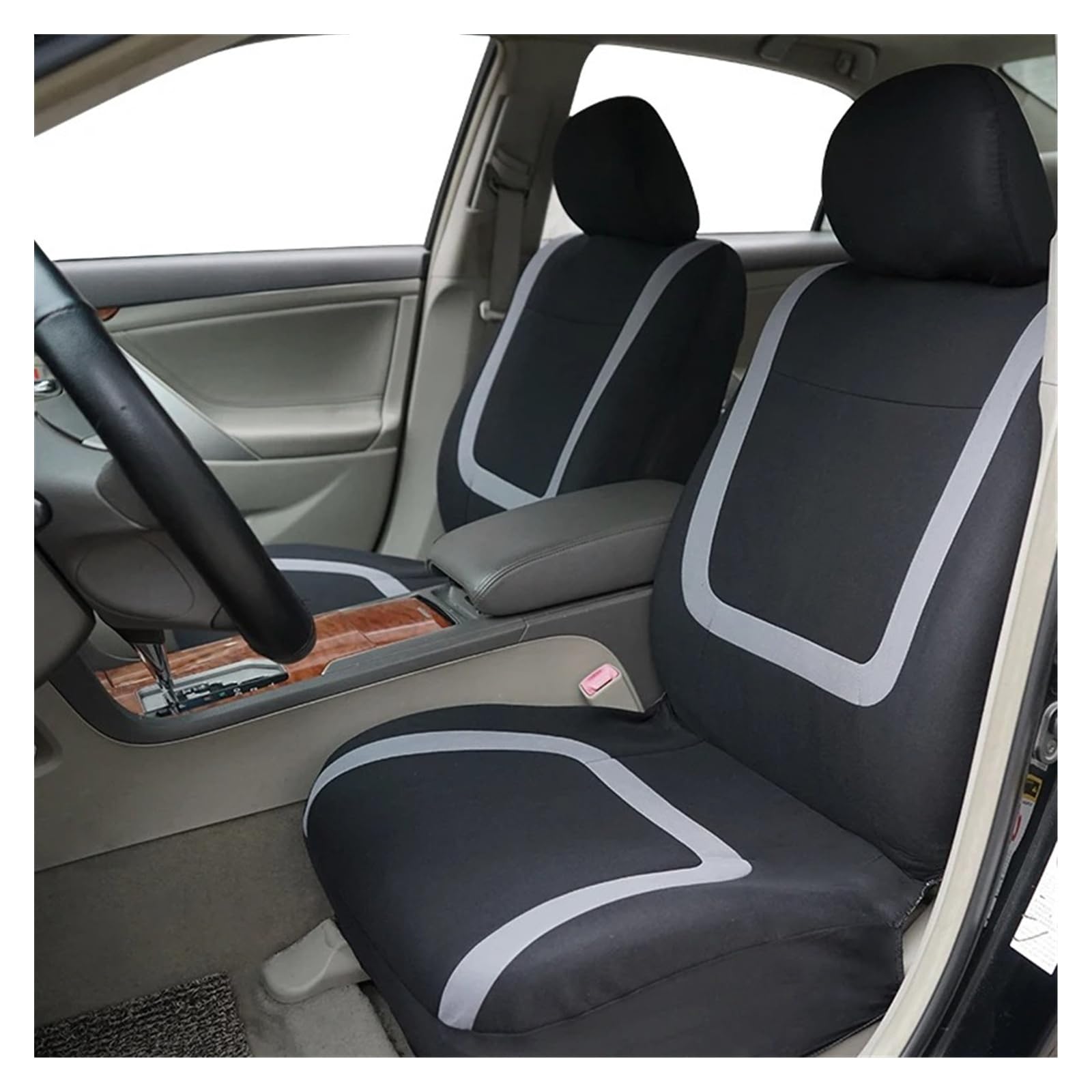 Coprisedile Auto Set Completo Coprisedile Tessuto Universale Poliestere Traspirante Lavabile Adatto Per Interni Di Accessori Per Camion E Furgoni(Purple 5 seat)