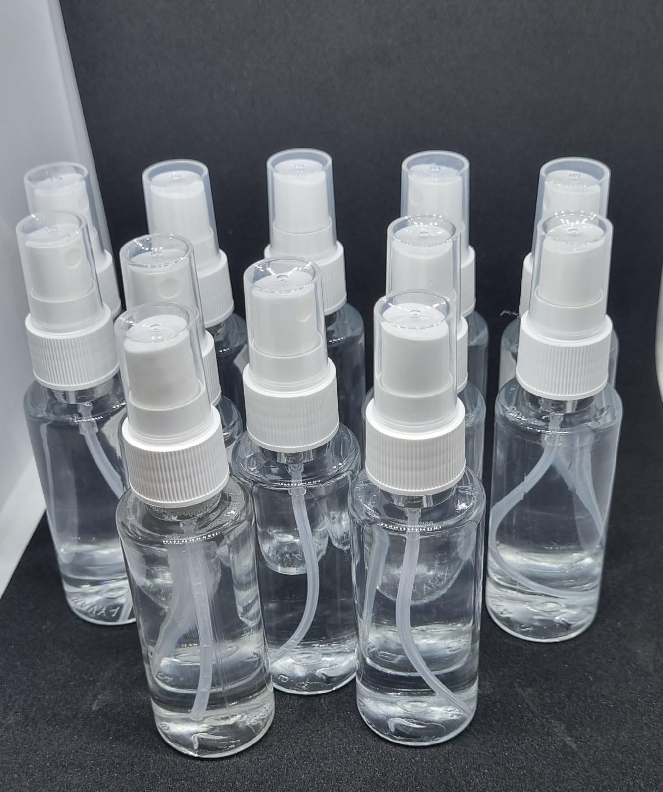 DIC 60 ml Transparent Plastic Empty Fine Mist Spray Bottle Pack of 12 | Refillable Reusable Travel Spray Container for Sanitizer Perfume Rose Water Facial Mist Home Care and DIY Liquids-image-15