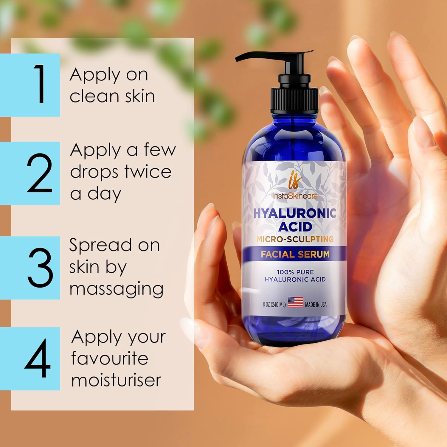 Pure Hyaluronic Acid Serum (8 Oz)