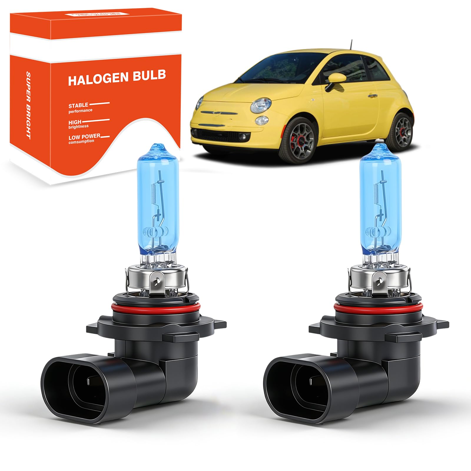 Amazon.com: OQSNCV Fit for Fiat 500 500L 500X (2012-2020) Halogen