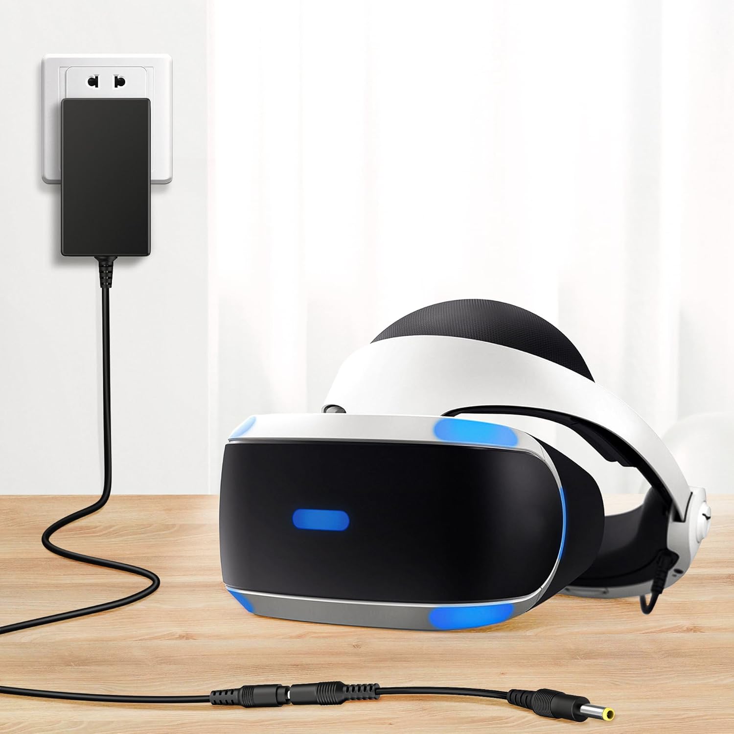 PwrON 12V AC Adapter for Sony VR CUH-ZAC1 ADP-36NH A Processor Power Cord, 12V AC Adapter Power Supply for Sony VR Virtual Reality Headset PS4