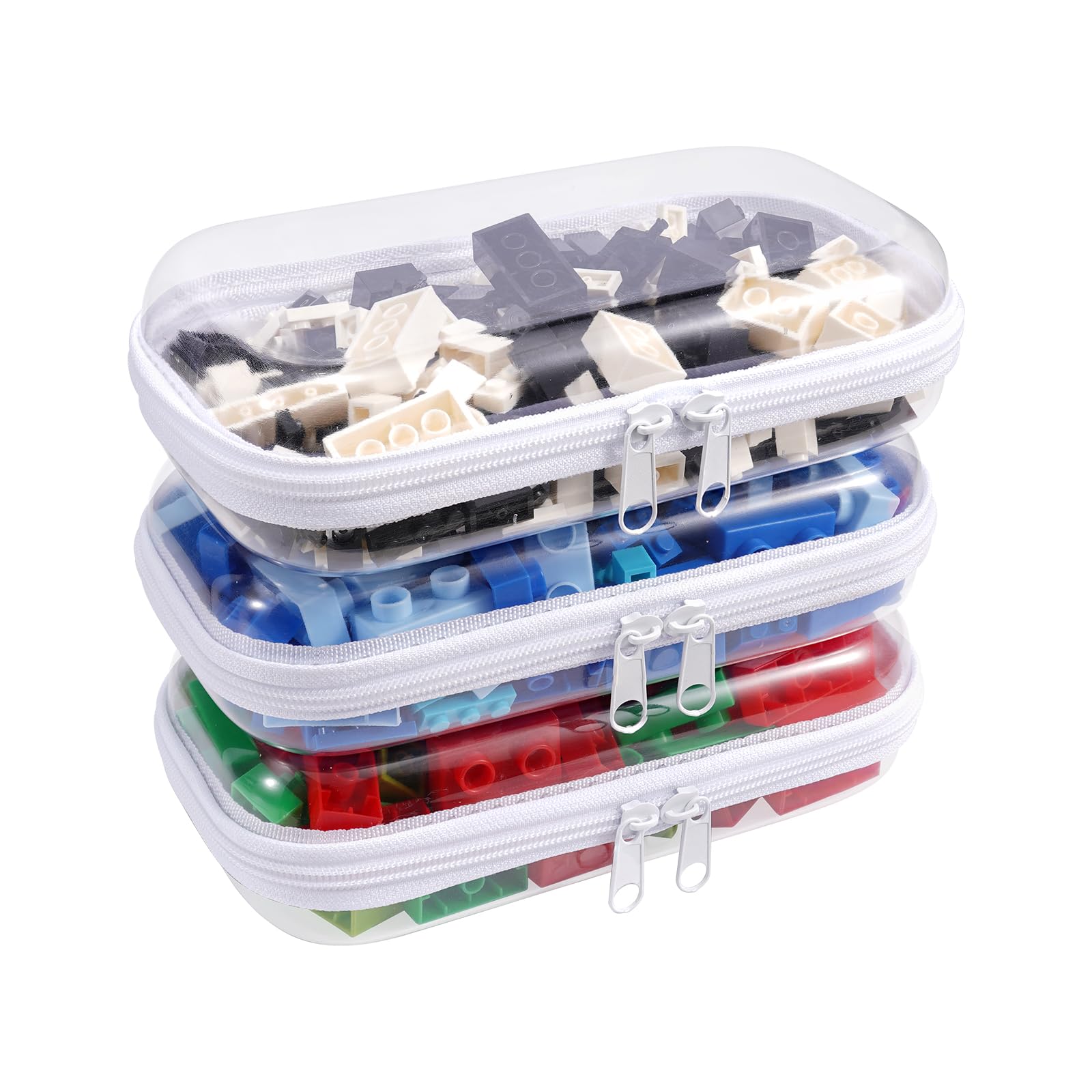 Aufbewahrungsbox Mit Deckel,Durchsichtige Tasche,Clear Bag,Spielzeugtasche Für Unterwegs,Hardcase Kulturbeutel,wasserdichte Medikamenten Aufbewahrungstasche und Organisation