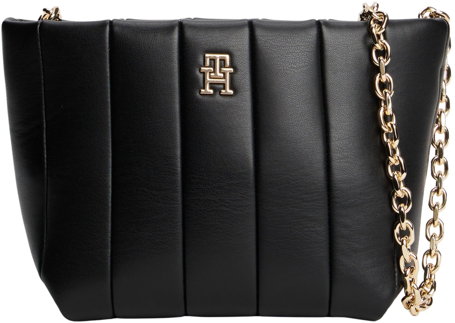 Tommy Hilfiger Women's TH GRACE MINI CROSSOVER AW0AW17690 Crossover, Black (Black), One Size