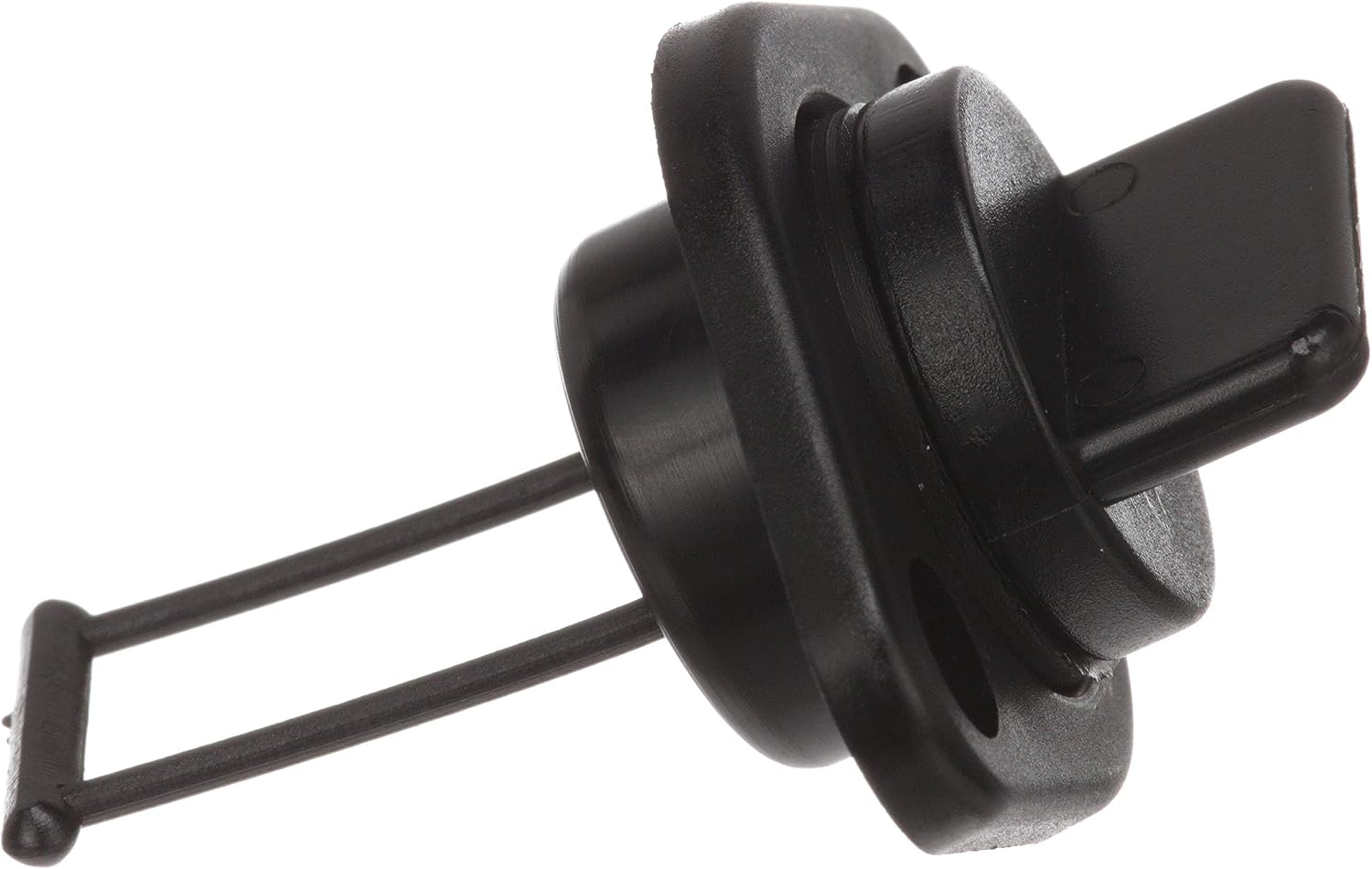 Attwood 17211-3 Drain Plug and Receiver Kit, ¾-Inch Diameter 1-Piece Plug, Threaded Receiver, Molded Black Plastic