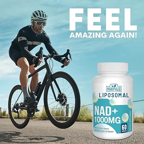 Miniatura 7 de Suplemento liposomal NAD+ de 1000 mg  Alta biodisponibilidad Entrega liposomal  Energía celular y apoyo de bienestar  Suplemento dietético puro NAD+
