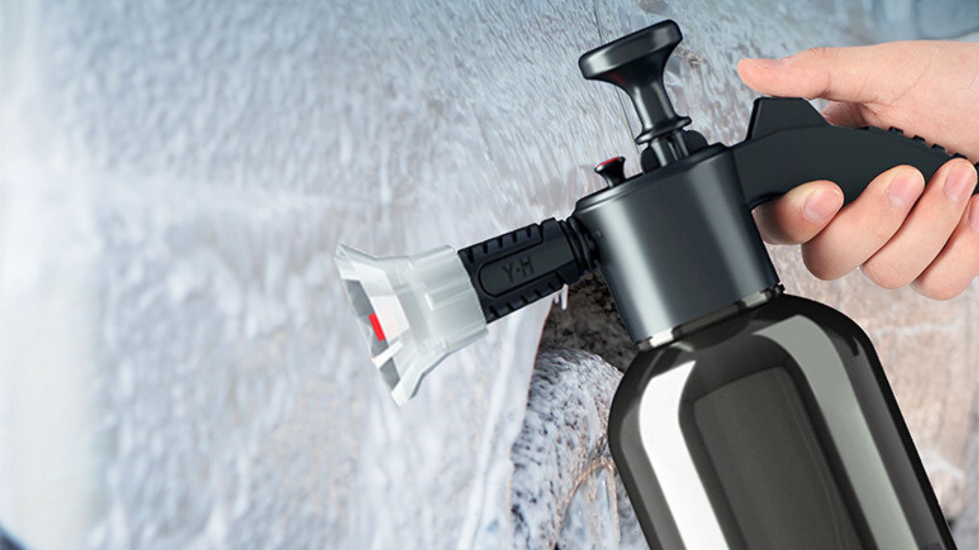 Amazon.co.jp: D.Stomo 2WAY フォームガン 泡洗車 手動 加圧式 噴霧器