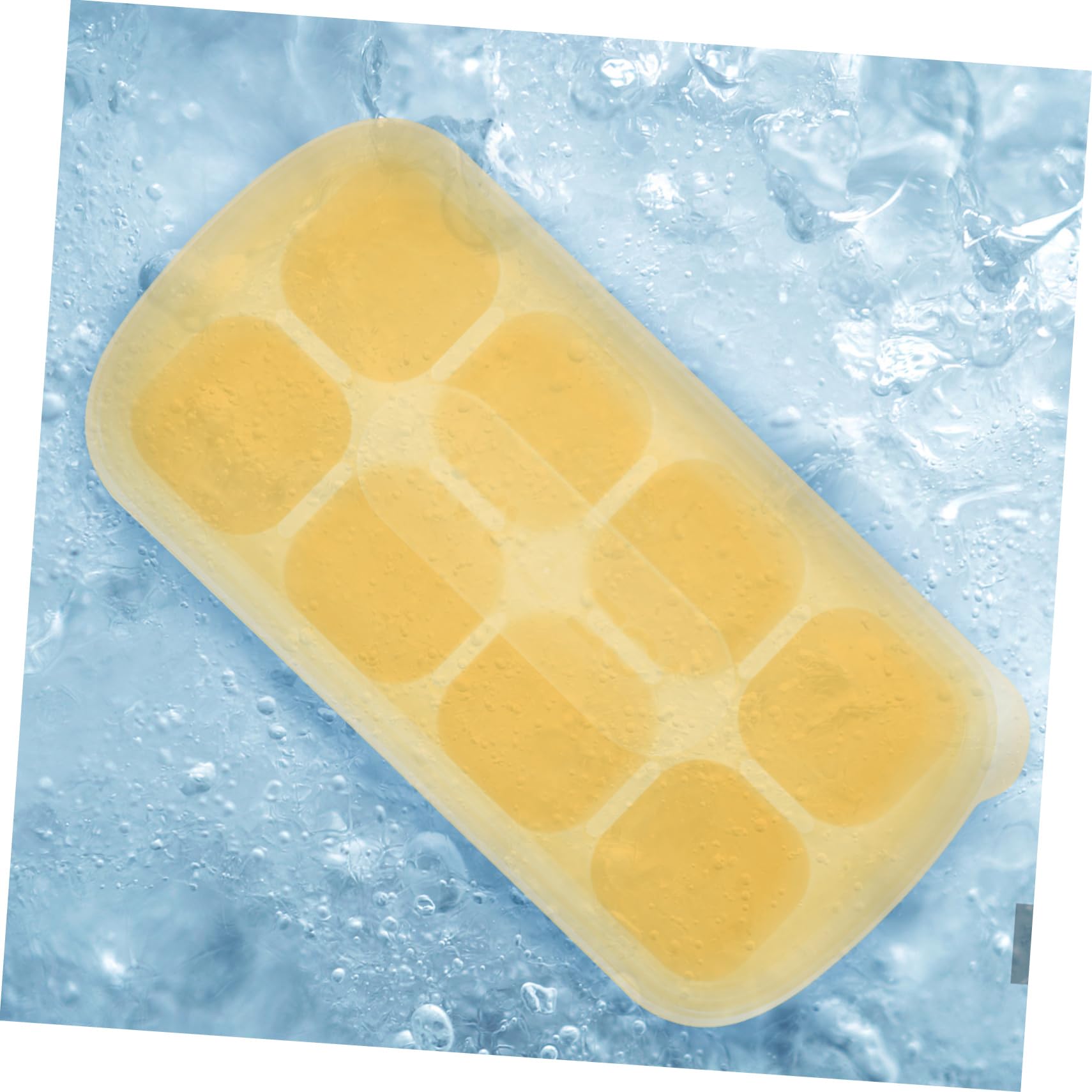 Amazon | PAMINGONO 家庭用シリコン製アイスキューブトレイ 蓋付き 非