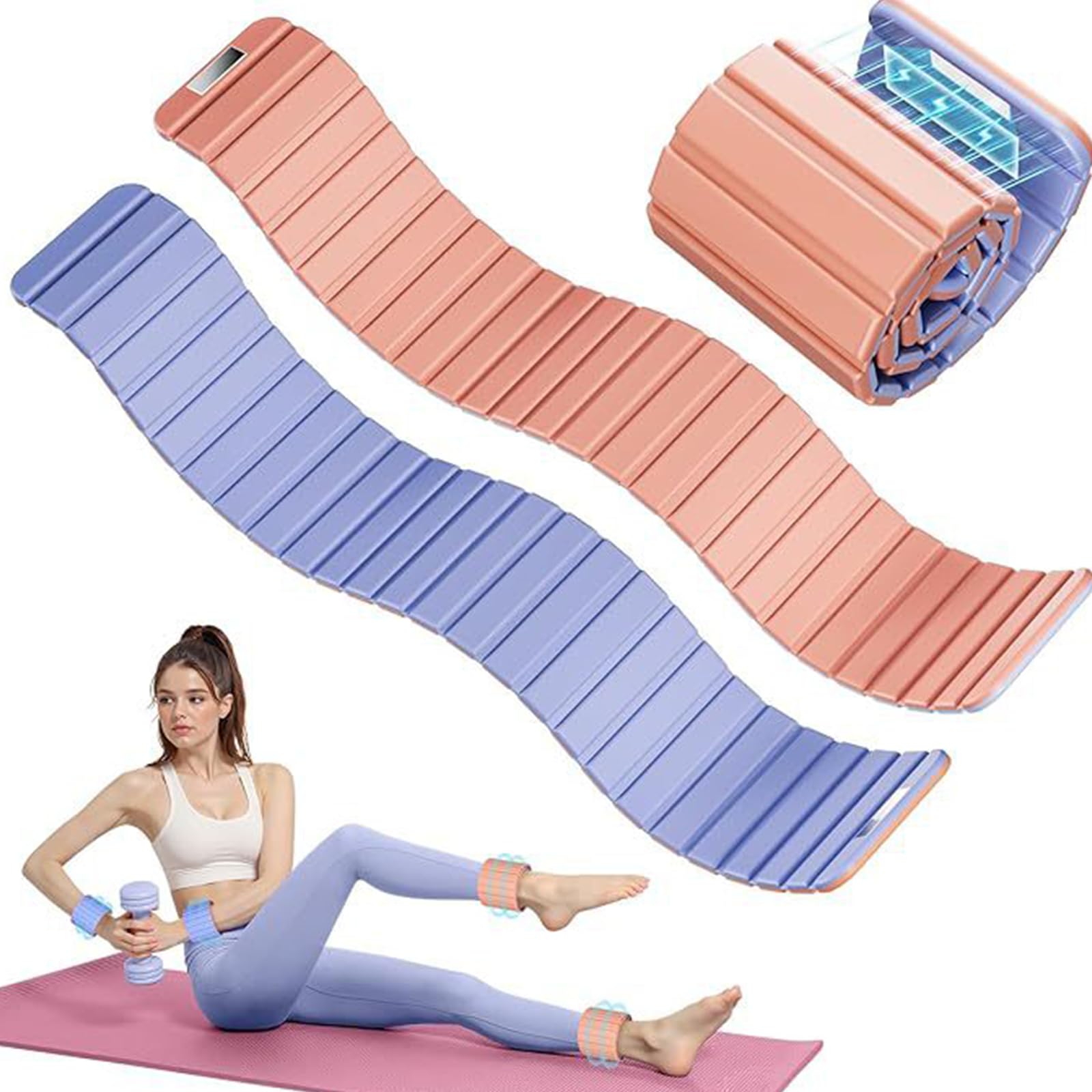 1 paio di polsini regolabili in silicone da corsa con cinturino da polso ponderato per pilates palestra esercizio braccio gamba allenamento cinturino regolabile