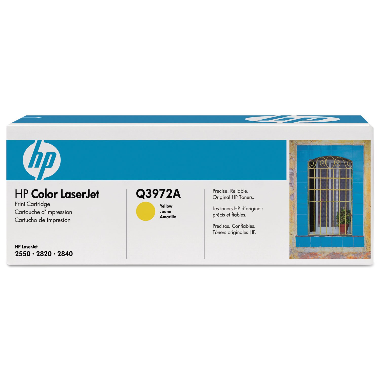 Cartouche laser jaune HP Q3972A pour corriger les couleurs ternes 2550