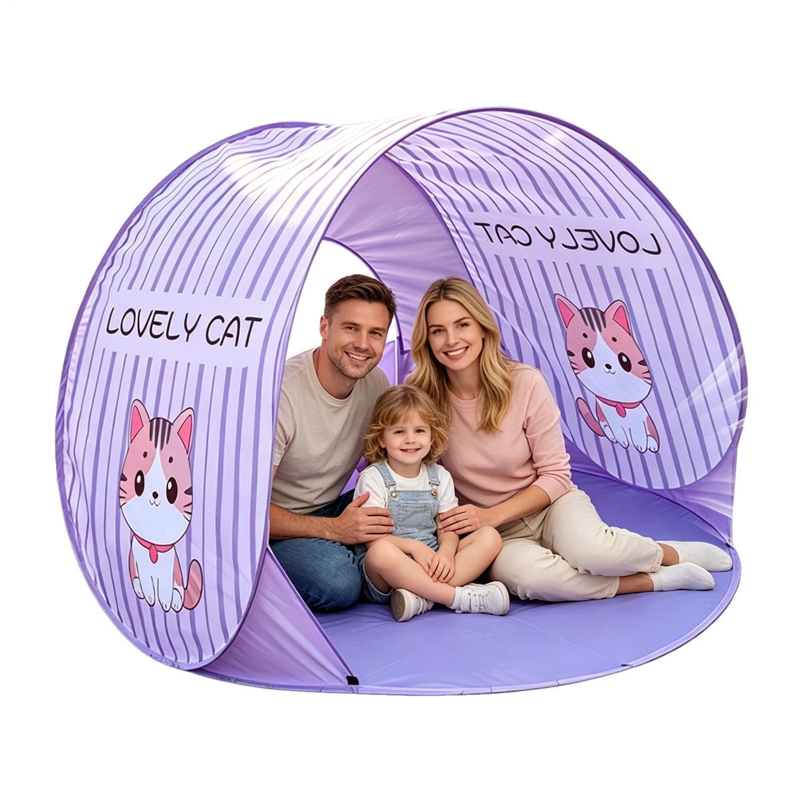 Tenda da Spiaggia Solare Tendalino da Campeggio Outdoor Facile | Copertura Solare da Esterno per Parco Giardino Picnic Trekking Viaggio Bambini Adulti Famiglia