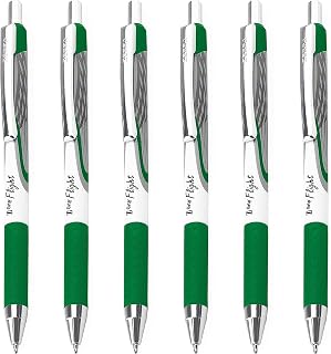 Zebra Classic Z-Grip - Bolígrafos (6 unidades, 1,2 mm), color verde