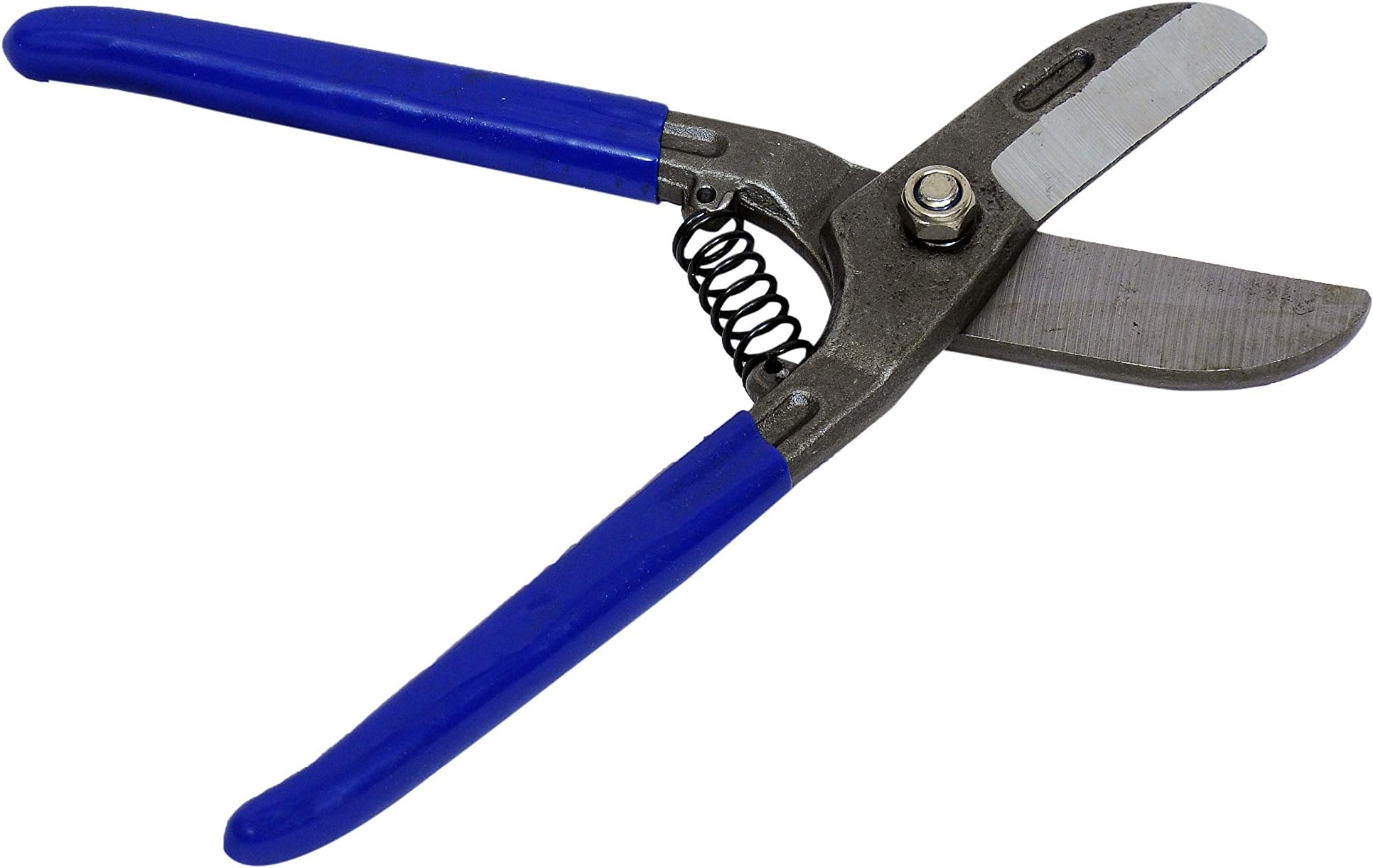 Jon Bhandari Tools 8 Inch Metal/Tin Cutter with Spring – Drop Forged Steel, Precision Sharp Edges, Rubber Grip – Heavy Duty Sheet Cutter for Cutting Stainless Steel, Aluminium, Copper, Brass & Iron