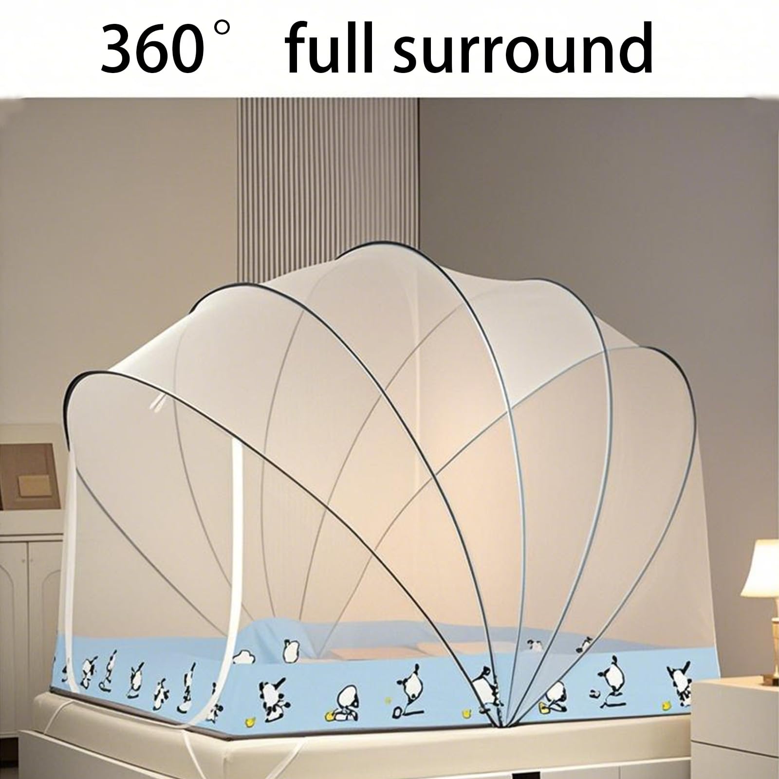 Universal Mosquitera, PortáTil Mosquito Net, Mosquitera, para Cama para Camas Exteriores, Viajar Doble Cama,A,80x190x150cm