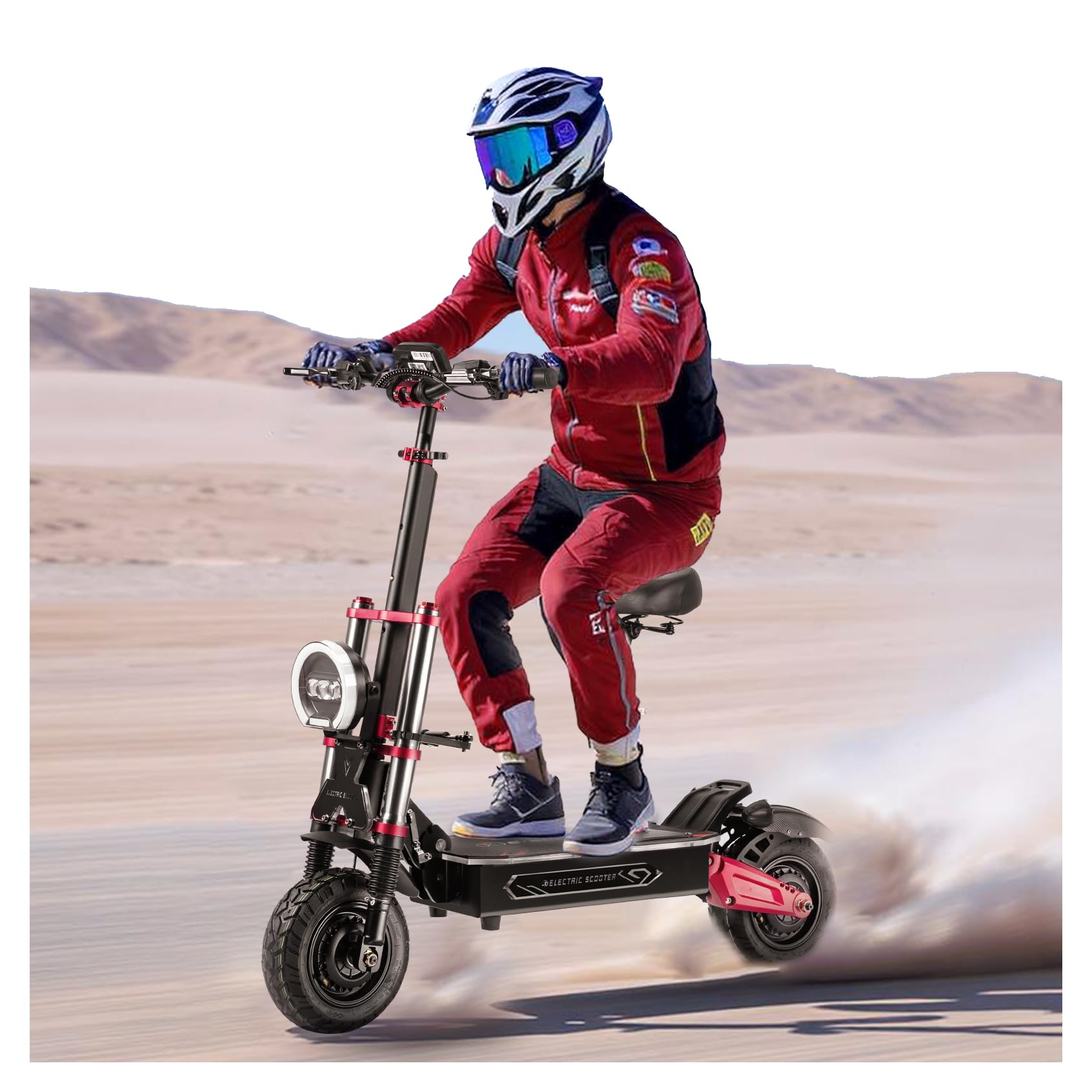 60v Fastest 6000W Dual Motor Electric Scooter Fast 55 mph for BOYUEDA S5 Off Road Fast Electric Scooter
