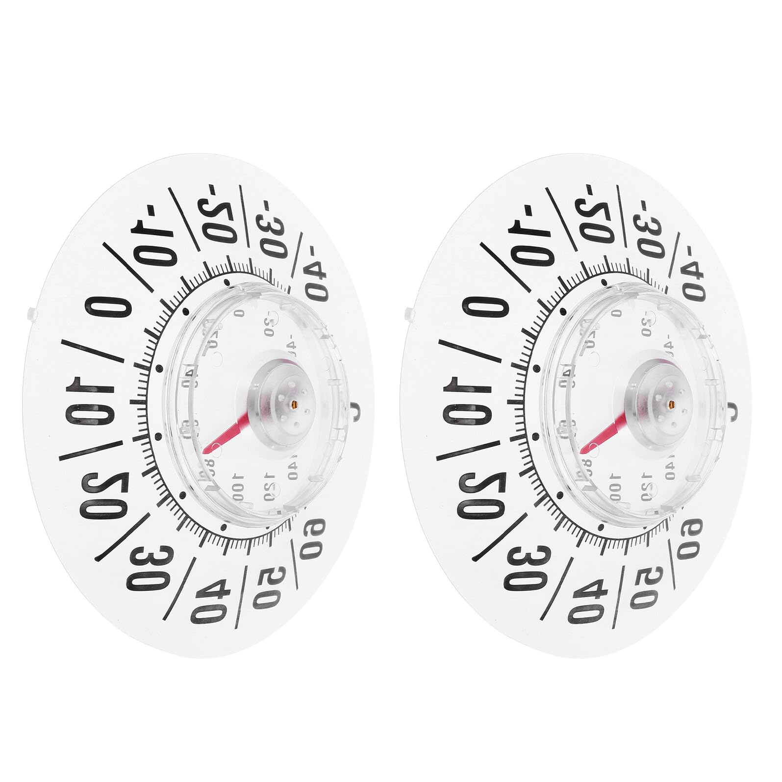 Alasum Termometro a Ventosa da Finestra per Interni ed Esterni, Analogico con Numeri Grandi, 18 Cm, Alta Precisione per Casa, Cameretta, Giardino e Patio