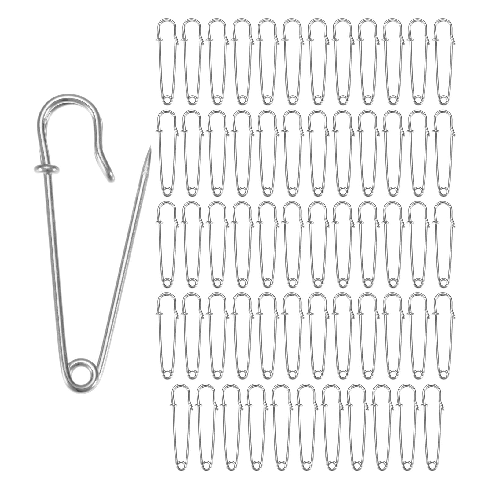 Épingles à nourrice en vrac 5,1 cm pour couture, matelassage et tapisserie