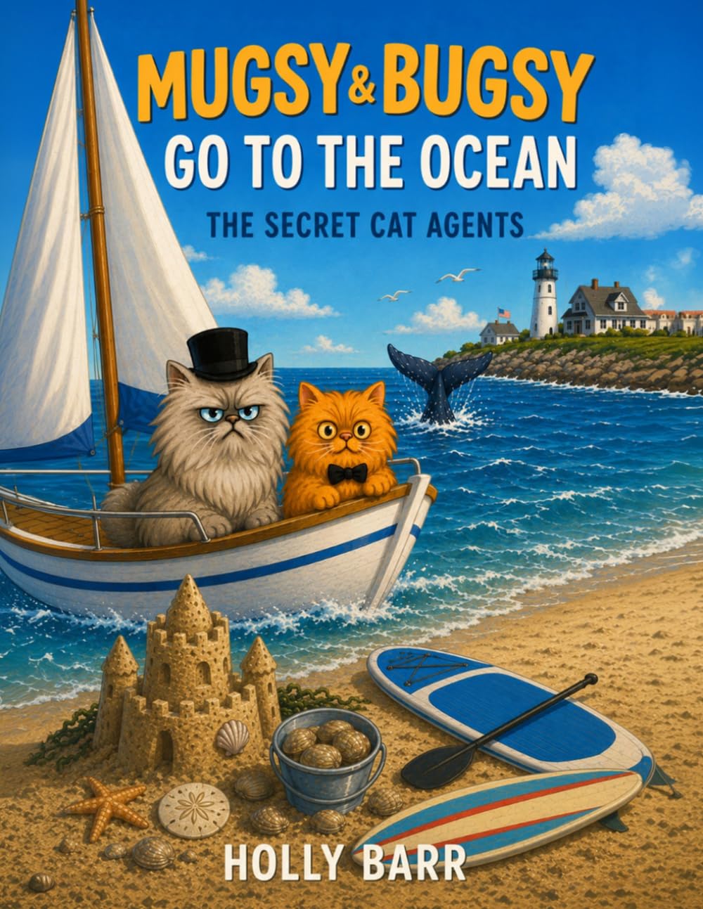 Mugsy & Bugsy Go to the Ocean: The Secret Cat Agents (Mugsy & Bugsy The Secret Cat Agents)
