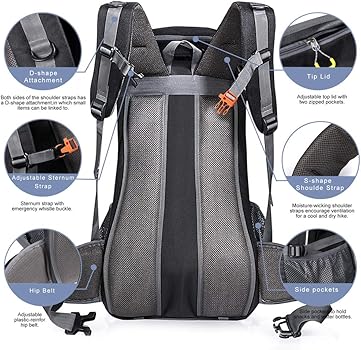 Amazon.co.jp: ECEEN ソーラーパワーバックパック バックパッキング