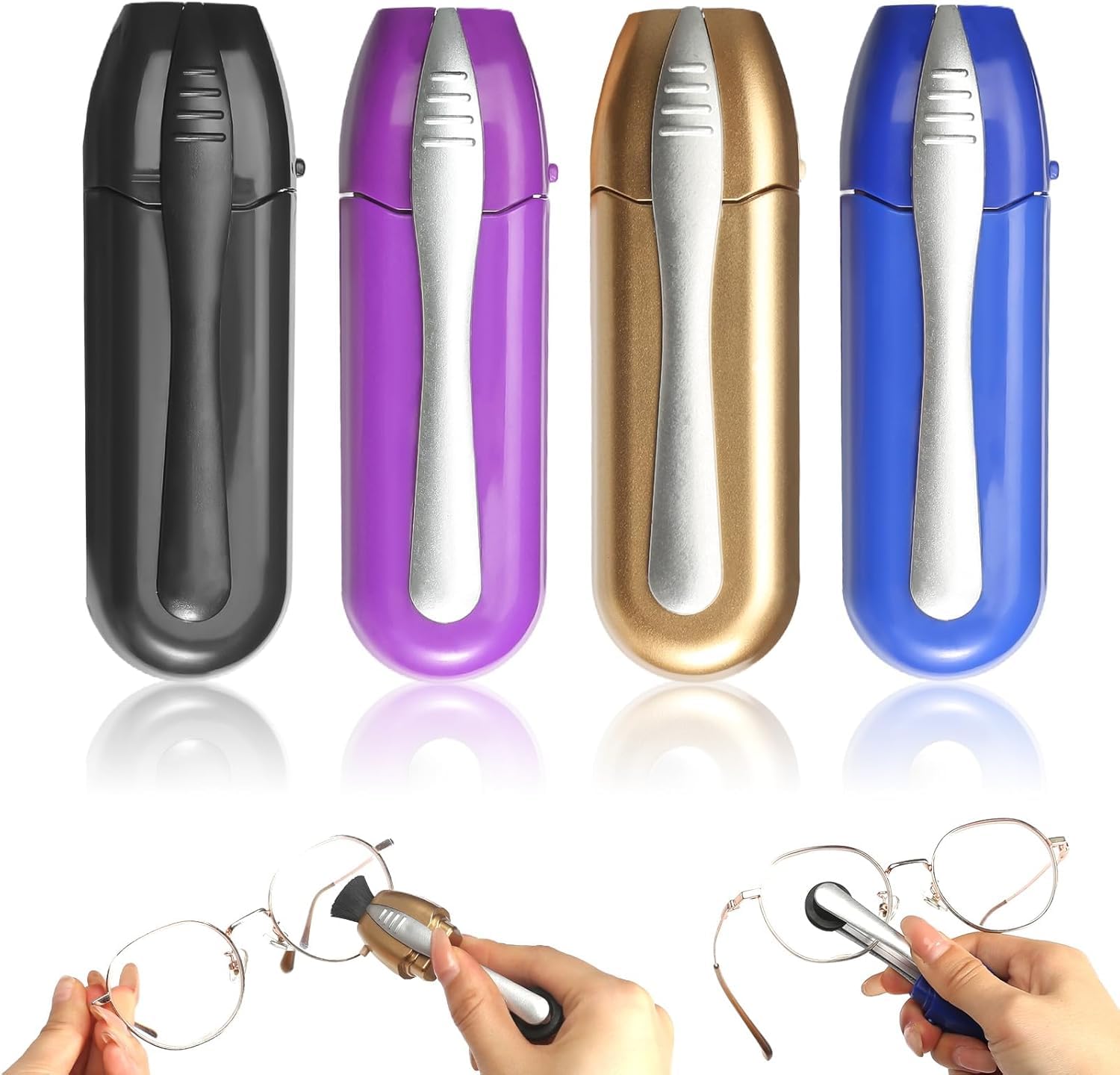 Stqsmluas 1 4Pcs Eyeglass Cleaners Set Peeps Glasses Cleaner Brush For Eyeglasses And Sunglasses