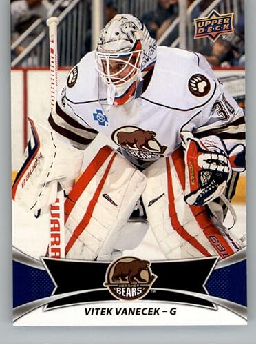 2016-17 Upper Deck AHL #24 Vitek Vanacek Hershey Bears Official American Hockey League UD Trading Card