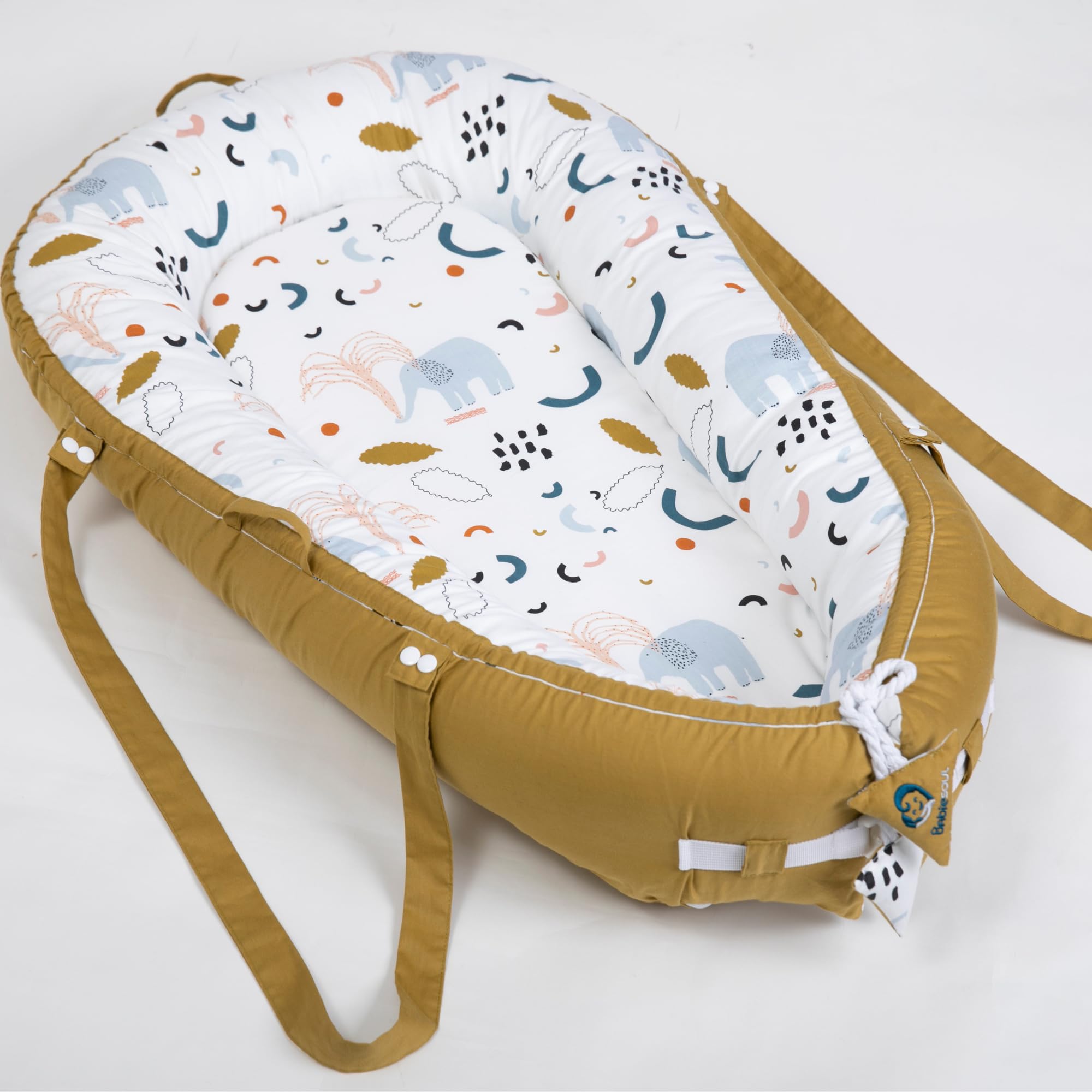 Reduktor do łóżeczka niemowlęcego-Cocoon-Cododo-Cale-100% bawełna-80cmx50cm-Niemowlę
