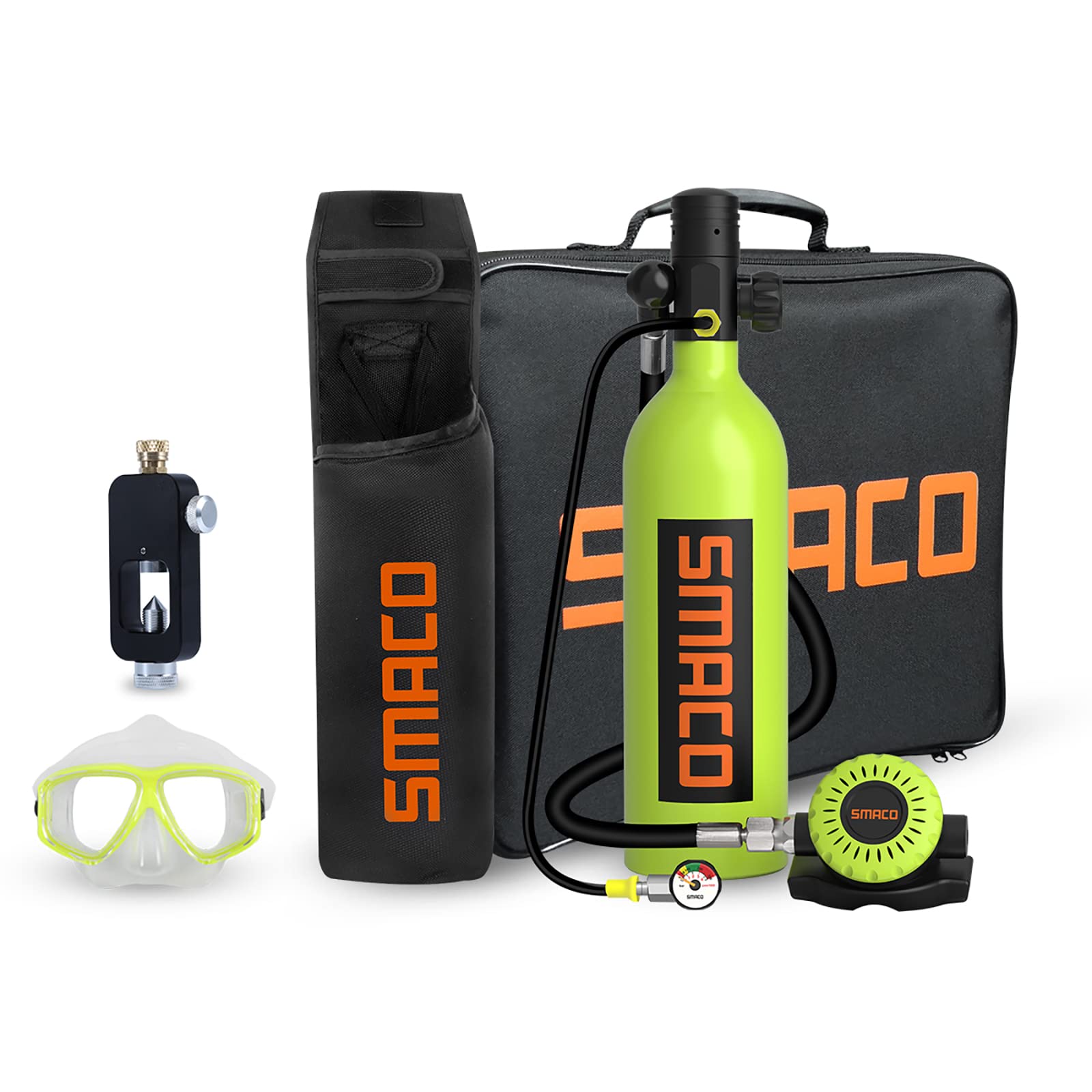 Buy SMACO Mini Scuba Tank Diving Gear for Beginner Diver Support 1520