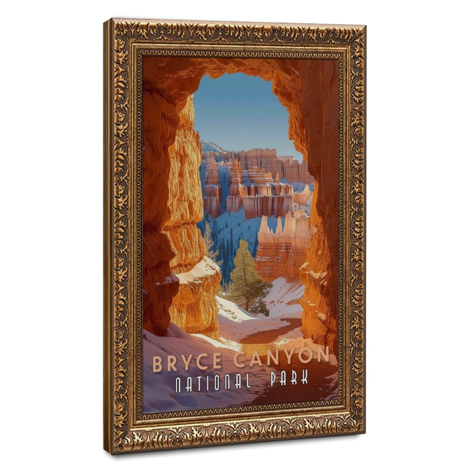 Bareronor Bryce Canyon Canvas Poster for Home Decor Gift