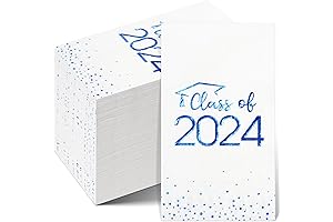 100Pcs Class of 2024 Graduation Napkins