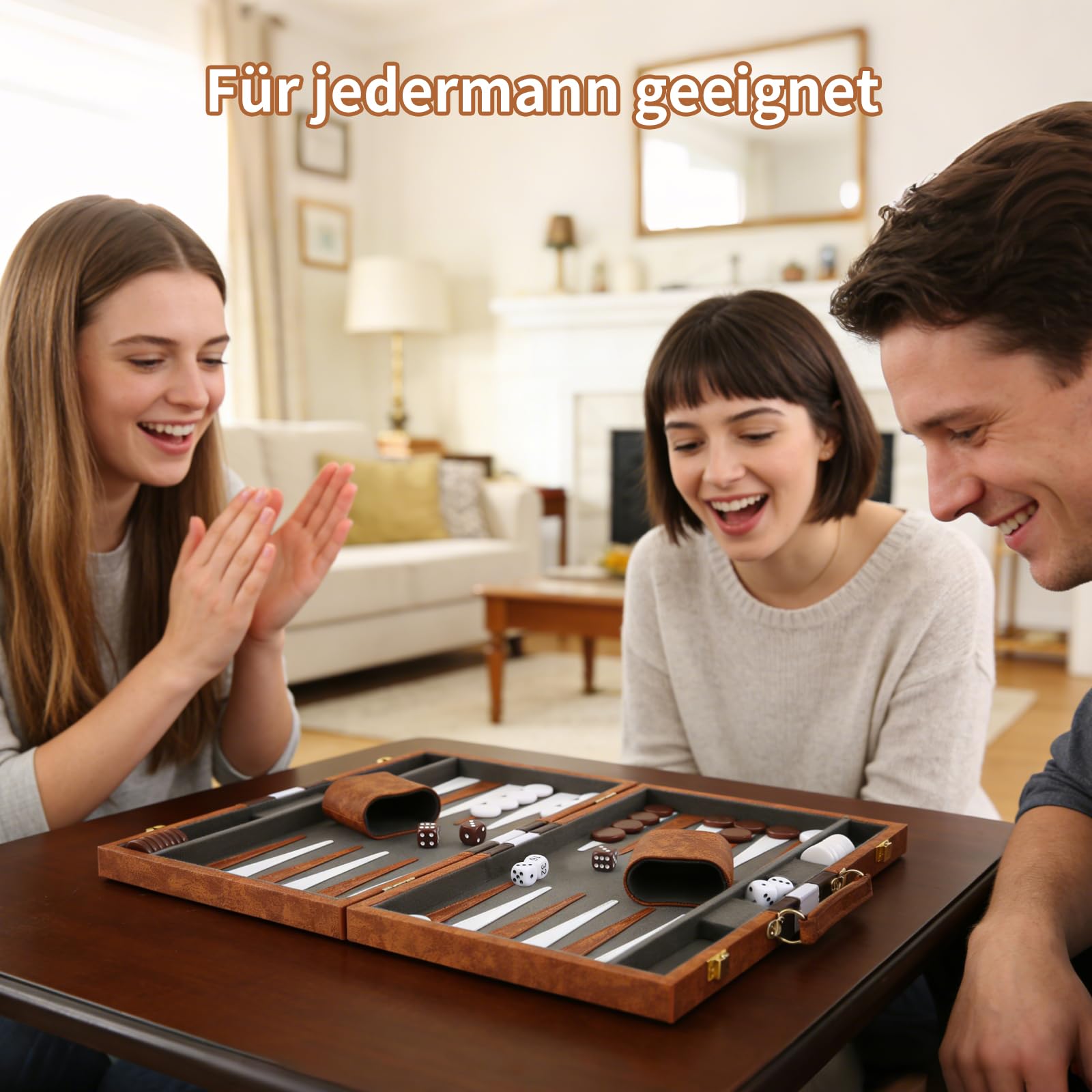 Backgammon Set,11 pulgadas Backgammon Viaje, Maleta Backgammon
