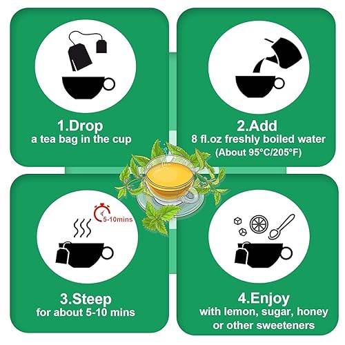 Miniatura 6 de TEARELAE - Té de hoja de ortiga - 0.05 oz x 50 unidades - Bolsas de té de ortiga 100% naturales - Apoya la salud de las articulaciones, rico en